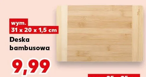 Deska bambusowa promocja w Kaufland