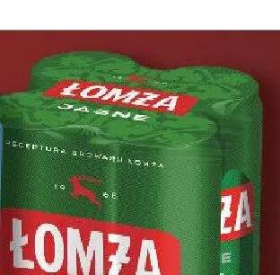 Piwo Łomża Jasne 4-pak 500 ml promocja w Kaufland