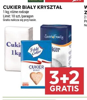 Cukier biały kryształ Sweet Family promocja w Stokrotka