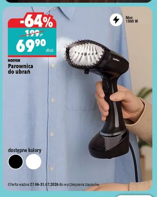 Parownica do ubrań Hoffen promocja w Biedronka Home