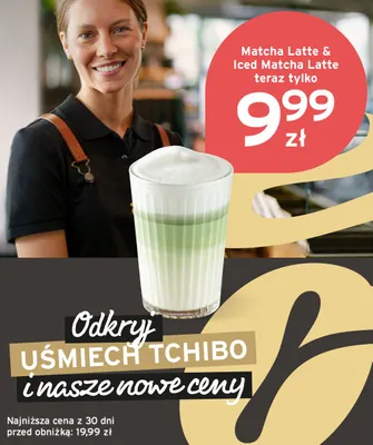 Iced Matcha Latte Tchibo promocja w Tchibo