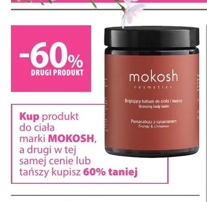 Brązujący balsam do ciała i twarzy Mokosh Pomarańcza z cynamonem promocja w Hebe