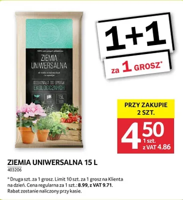 Ziemia uniwersalna 15 l promocja w Selgros