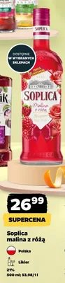 Likier Soplica malina z różą promocja w Netto