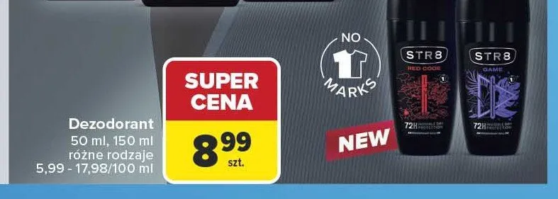 Dezodorant Str8 adventure promocja w Carrefour