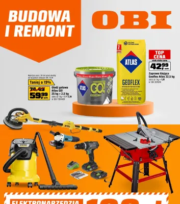 Gładź gotowa Atlas GO! wielopak promocja w OBI