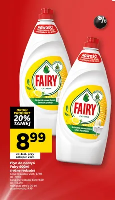 Płyn do naczyń Fairy cytryna 900ml promocja w Hitpol