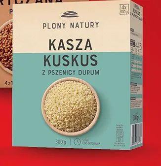 Kasza kuskus z pszenicy durum Plony Natury promocja w Biedronka