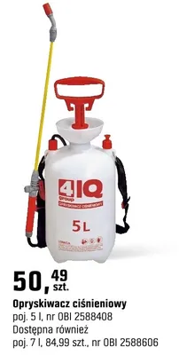 Opryskiwacz ciśnieniowy promocja w OBI