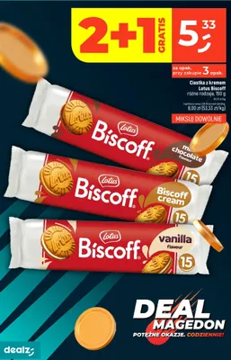 Ciastka z kremem różne rodzaje promocja w Dealz