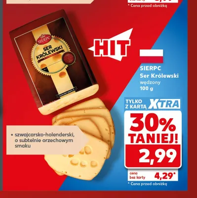 Ser Królewski wędzony Sierpc promocja w Kaufland