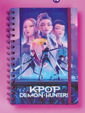 Kołonotes A5/160 w linie Netflix K-POP Demon Hunters promocja w Biedronka