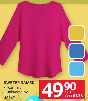 Sweter damski promocja w Selgros