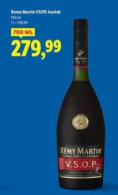 Koniak Remy Martin VSOP promocja w Lidl