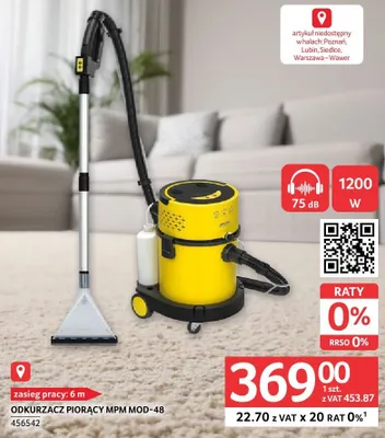 Odkurzacz piorący ODKURZACZ PIORĄCY MPM MOD-48 promocja w Selgros