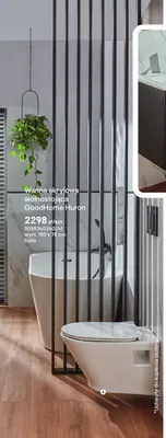 Wanna akrylowa wolnostojąca GoodHome Huron promocja w Castorama