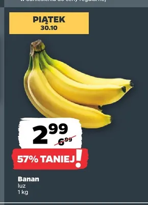 Banany promocja w Netto