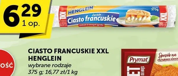 Ciasto francuskie XXL Henglein promocja w Euro Sklep