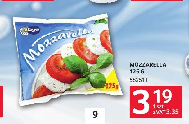 Ser Mozzarella Jager promocja w Selgros