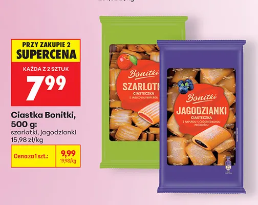 Ciastka szarlotki Bonitki promocja w Biedronka