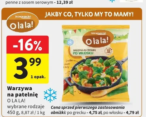 Warzywa na patelnię po włosku O la la! promocja w Intermarche