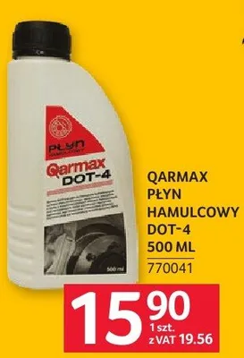Płyn hamulcowy QARMAX DOT-4 500 ML promocja w Selgros