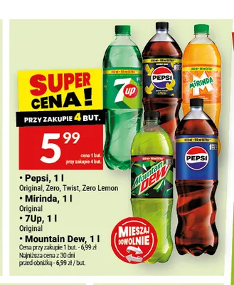 Napój gazowany Pepsi Zero Lemon promocja w Twój Market