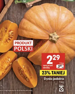 Dynia jadalna promocja w Delikatesy Centrum