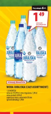 Woda niegazowana Rajska promocja w Arhelan