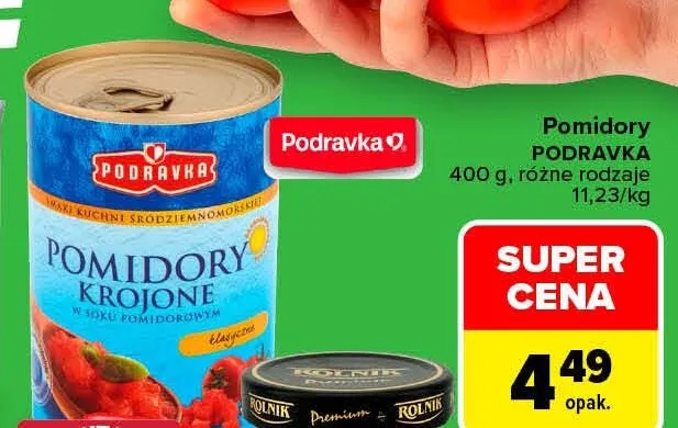Pomidory Podravka promocja w Carrefour Market