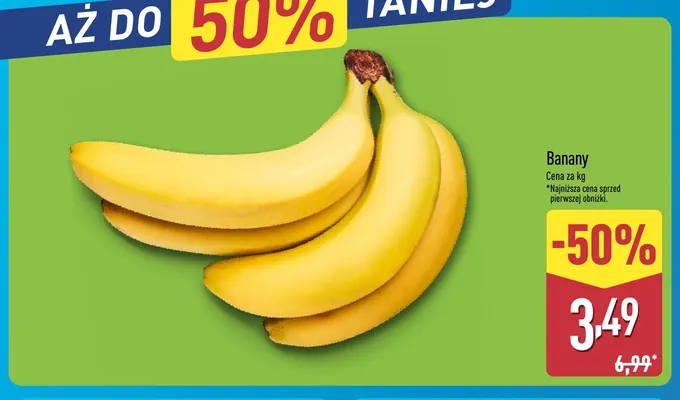 Banany promocja w Aldi