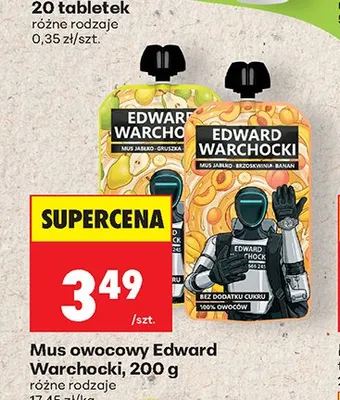 Mus owocowy Edward Warchocki promocja w Biedronka