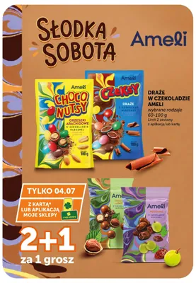 Draże z czekolady mlecznej Ameli Czeksy promocja w ABC