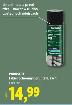 Lakier ochronny z gruntem, 2 w 1 promocja w Lidl