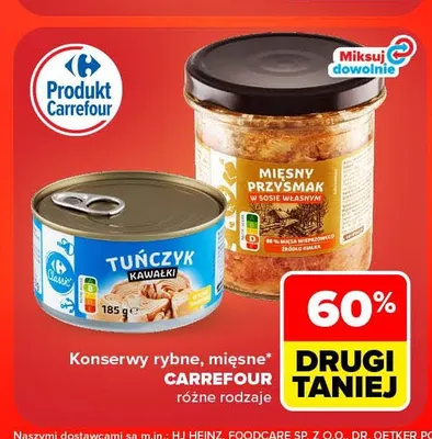 Mięsny przysmak w sosie własnym Carrefour promocja w Carrefour Market