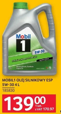 Olej silnikowy Mobil ESP 5W-30 4L promocja w Selgros