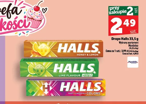 Drops Halls Honey & Lemon promocja w TOPAZ