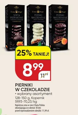 Pierniki w czekoladzie promocja w Chata Polska