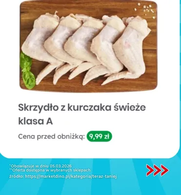 Skrzydło z kurczaka świeże klasa A promocja w Dino