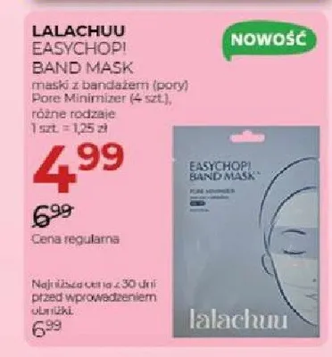 Maska z bandażem Lalachuu Easy Chop! Band Mask promocja w Drogerie Jawa