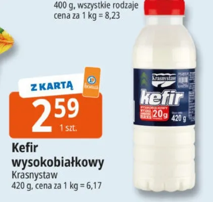 Kefir wysokobiałkowy promocja w Leclerc