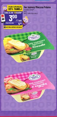 Ser topiony Mleczna Polana Gouda promocja w POLOmarket