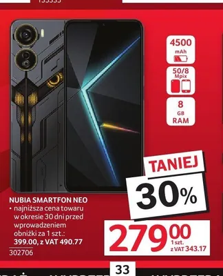 Smartfon Nubia Neo promocja w Selgros