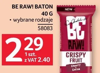 Baton Be Raw Dobra Kaloria promocja w Selgros