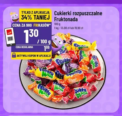 Cukierki rozpuszczalne Fruktonada promocja w POLOmarket