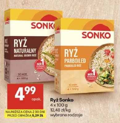 Ryż parboiled Sonko promocja w Delikatesy Centrum