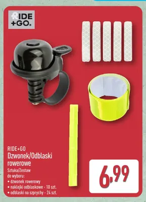 Odblaski na szprychy Ride+Go promocja w Aldi