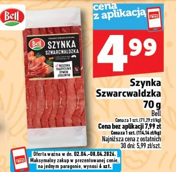 Szynka Szwarcwaldzka promocja w TOPAZ