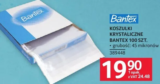 Koszulki KOSZULKI KRYSTALICZNE BANTEX 100 SZT. 389448 promocja w Selgros