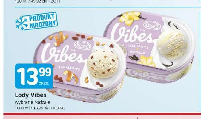 Lody Vibes Koral promocja w Marketvita